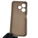 Чохол силіконовий оригінальний Soft Touch з 3D принтом злого кота для Xiaomi Redmi 13 4G коричневий (Повний захист камери) - зображення 2