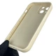 Чехол силиконовый оригинальный Soft Touch с 3D принтом злой котик для Apple iPhone 13 молочный (Полная защита камеры) - изображение 4