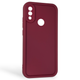 Чехол силиконовый Soft Touch для Xiaomi Redmi Note 7 бордовый (Полная защита камеры) - изображение 1