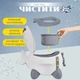 Дитячий горщик з кришкою спинкою "Вертоліт" MA821 - зображення 4