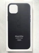 Чехол кожаный Leather Case with MagSafe для Apple Iphone 14 Plus (6.7") Black - изображение 2