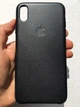 Чехол кожаный проивоударный Leather Case для Apple Iphone XS Max (6.5") Black - изображение 3