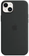 Чехол силиконовый противоударный Silicone Case with MagSafe для Apple Iphone 14 Plus (6.7") Midnight Black - изображение 8