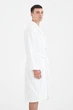 Халат S махровий unisex Lotus Home - Basic Line white S - изображение 6