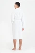 Халат S махровий unisex Lotus Home - Basic Line white S - изображение 9