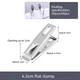 Металлические прищепки Stainless Steel, 20 шт - изображение 4