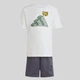 Детский летний комплект (футболка + шорты) для мальчика Adidas Minecraft JZ3533 122 см White (4068821496576) - изображение 6