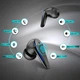 Бездротові геймерські Bluetooth навушники TWS BX16 з ігровим режимом, LED підсвіткою та шумоподавленням для ігор та геймінгу Чорний - зображення 3