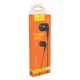 Проводные наушники 3.5mm Hoco M97 Enjoy с микрофоном и вакуумными амбушюрами 1.2m Black - изображение 2
