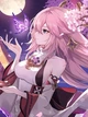 Плед «Yae Miko with a butterfly. Genshin Impact» Однослойный, 150х210 см - изображение 2