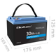 Akumulator Qoltec LiFePO4 Litowo-Żelazowo-Fosforanowy 12.8V 30Ah 384Wh BMS 53703 (5901878537030) - obraz 4