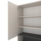 Пенал Metkas Home B002, 800×350×2130 мм, ЛДСП Кашемір-Антрацит (MB002KA) - изображение 3