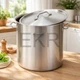Велика каструля 40л із нержавіючої сталі з кришкою Edenberg EB-3776 - изображение 2
