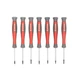 Набор отверток 7 шт. Intertool CrV (точных SL2.5, SL3.0, PH00, PH0, T6, T7, T8) - изображение 3