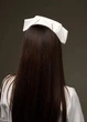 Женский тематический костюм медицинской сестры на поясе с пуговицами комплект медсестры для взрослых с чепчиком Белый One Size - изображение 8
