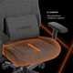 Крісло для геймерів GamePro GC760DG Fabric Dark Gray - зображення 12