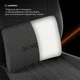 Крісло для геймерів GamePro GC760DG Fabric Dark Gray - зображення 13
