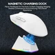 Беспроводная Игровая (2.4G, Bluetooth) AJAZZ AJ139 MC V2 Белая Мышь с Док-Станцией, PAW3311, 12000 DPI - изображение 4
