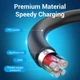 Кабель Vention USB 2.0 A Male to USB-C Male Cable with USB Power Supply PVC Type 0.5m Black (CQKBD) - зображення 2