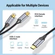 Кабель USB-C Male to 2RCA Female Vention 0.5m Black (BGVHD) - зображення 2