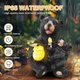Синьхудзвінка статуетка у формі ведмедя на сонячних батареях Bear Outdoor Decorative - зображення 6