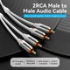 Кабель Audio 2RCA-2RCA Vention 10m PVC Shell White (BCQIL) - зображення 3
