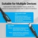 Кабель Vention USB 3.0 C Male to Micro-B Male 2A Cable 1M Black (CQABF) - зображення 8