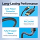 Кабель Vention USB-C to DP 4K@60Hz HD Cable 1.5m Black (CRJBG) - зображення 9