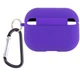 Силиконовый футляр с микрофиброй для наушников AirPods Pro 3, Фиолетовый / Ultra Violet - изображение 1