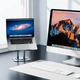 Підставка для ноутбука Baseus UltraStable Pro Series алюмінієва регульована, металева складна до 16 дюймів Space Grey - зображення 7