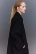 Пальто в составе с шерстью H&M 1246650002c55 XL черное (100005347) - изображение 3