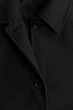 Пальто в составе с шерстью H&M 1246650002c55 XL черное (100005347) - изображение 7