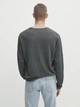 Светр з льону Massimo Dutti 912338035c56 M синій (100005623) - зображення 4