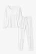 Піжама (лонслив, штани) Massimo Dutti 5022776881c56 S біла (100005573) - зображення 2