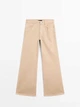Укороченные джинсы Massimo Dutti 5076653666c56 38 бежевые (100005531) - изображение 3