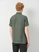 Рубашка из льна Massimo Dutti 102302500p09 S хаки (100005442) - изображение 2