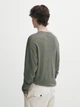 Светр з льону Massimo Dutti 912338505c56 L хакі (100005624) - зображення 5
