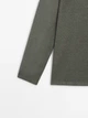 Светр з льону Massimo Dutti 912338505c56 L хакі (100005624) - зображення 8