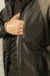 Костюм мужской Intruder iForce & Hope демисезонный комплект Softshell Light без флиса влагозащитная куртка с прорезиненными змейками и штаны на манжетах чёрно-хаки/XL - изображение 5