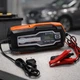 Зарядное устройство для автомобильных аккумуляторов 6-12V 10A импульсное автоматическое, портативная интеллектуальная зарядка Smart Guard для свинцово-кислотных аккумуляторов ACID, AGM, GEL, LiFePO₄ (12V), BJC-612 - изображение 1