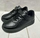 Детские стильные кроссовки кожаные Ok Shoes 32 20 см черный - изображение 2