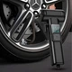 Автомобильный компрессор аккумуляторный SW-201B для шин 150 PSI с цифровым дисплеем Powerbank и насадкой для разбивания стекла Черный - изображение 2