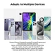 Держатель зажима для смартфона, планшета до 22см на штатив K&F Concept для горизонтальной и вертикальной съемки (KF31.095) - изображение 6