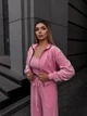 Жіночий велюровий костюм (кофта+штани+топ) Uaclothes 42-44 Рожевий (like36683-171091349) - зображення 4