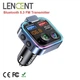 Автомобильный адаптер LENCENT BT23R Bluetooth 5.3 FM-передатчик трансмиттер PD QC3.0 быстрая зарядка 30 Вт - изображение 2