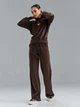 Спортивный костюм ISSA PLUS 15526 3XL темно-коричневый (issa2007682783632) - изображение 1