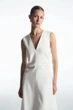 Сукня жіноча COS gathered asymmetric midi dress 1223501007 L Білий - изображение 2