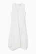 Сукня жіноча COS gathered asymmetric midi dress 1223501007 L Білий - изображение 8