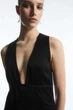 Сукня жіноча COS plunge open-back maxi dress 1183356001 42 Чорний - изображение 3