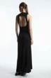 Сукня жіноча COS plunge open-back maxi dress 1183356001 42 Чорний - изображение 4
